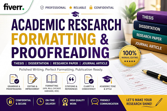 edit your thesis, dissertation and research paper