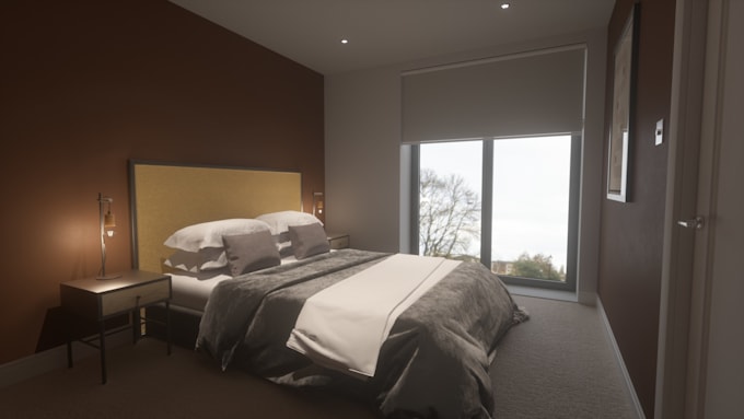 create interior 3d rendering and 3d interior design