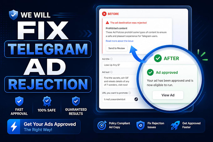 do telegram ads, remove prohibited error for telegram forex channel telegram ads
