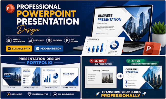 create professional microsoft powerpoint presentations