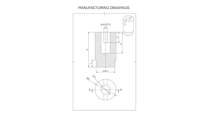 create manufacturing drawings with gdt per asme or isoi