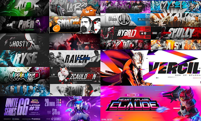 design best twitch banner and logo