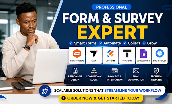 create gravity form tally quiz form jotform typeform survey googleform expert