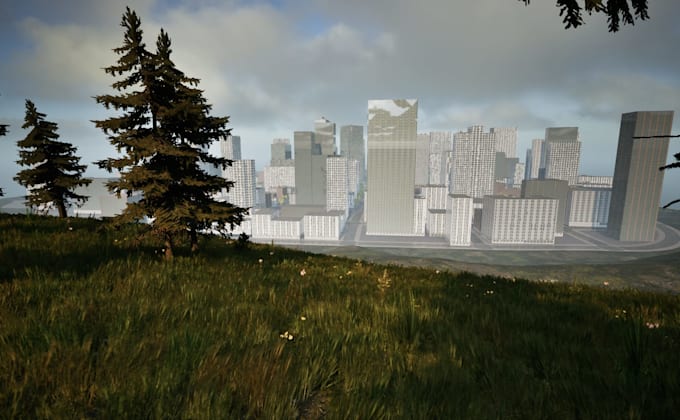 design ue 3d game level, unity 3d scene, environment design, medieval castle