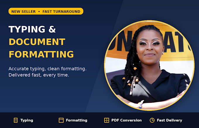 do professional typing and document formatting