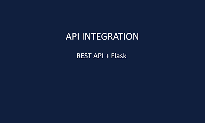 python flask third party API integration