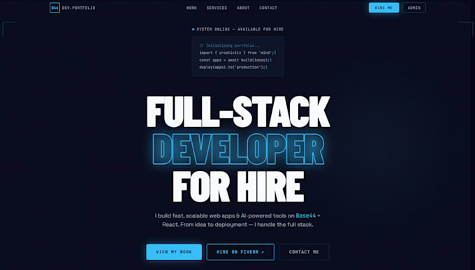 develop an app for you for cheap, record time
