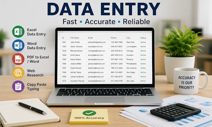 professional data entry and excel expert