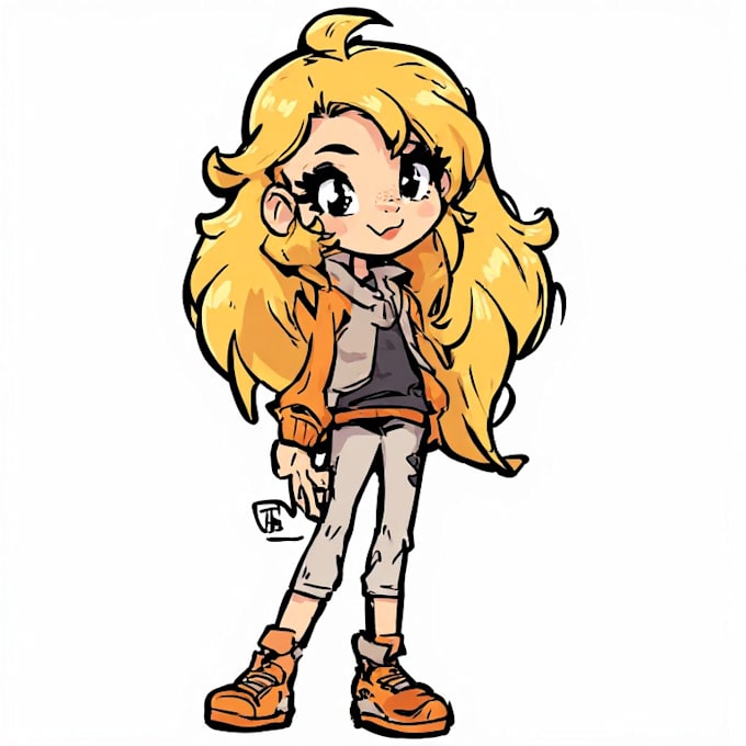 draw cute cartoon characters art