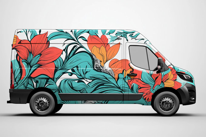 attractive car wrap design and vehicle wrap design