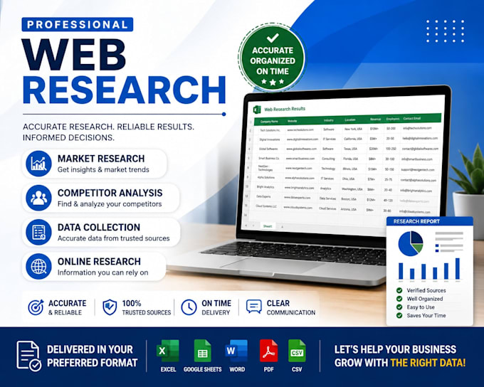 do detailed internet research