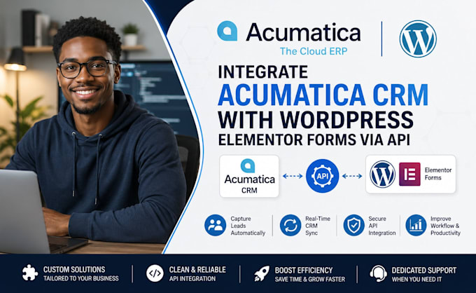 integrate acumatica crm with wordpress elementor forms via api