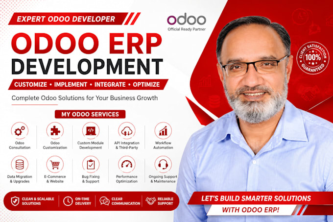 develop customize and implement odoo erp solutions