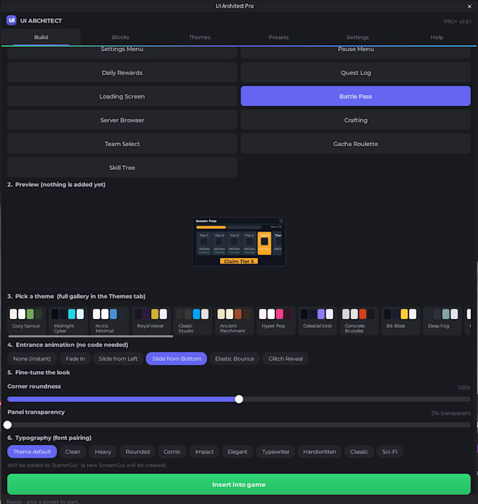 develop a custom advanced roblox studio plugin
