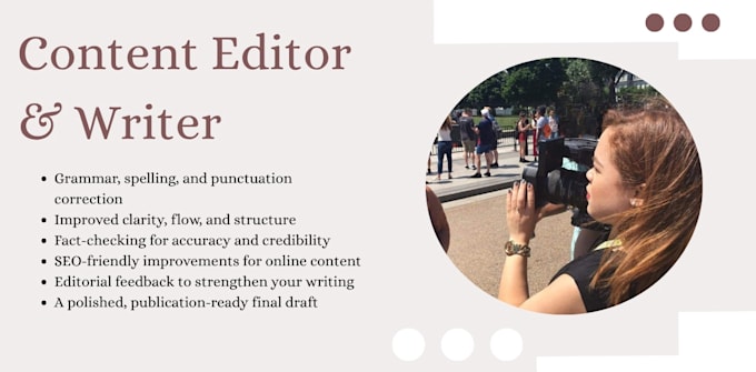 professionally edit and proofread your project