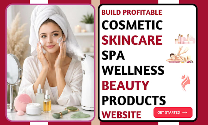 profitable cosmetic skincare website, spa wellness sunscreen beauty website