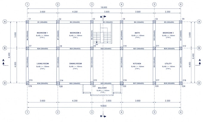 provide structural calculations permit ready drawings for residential building