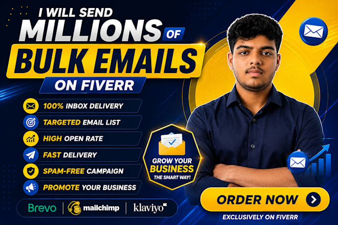 send 100,000 bulk email blast, email campaign and email marketing