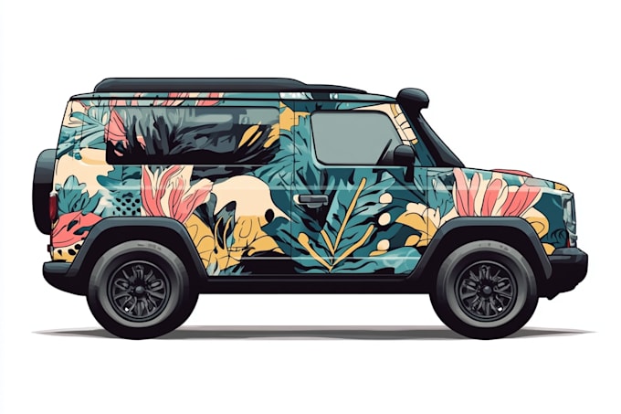 vehicle wrap design, van wrap design, car wrap design