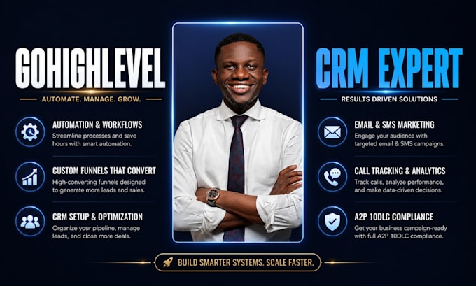 build gohighlevel crm workflow automation and sales funnel