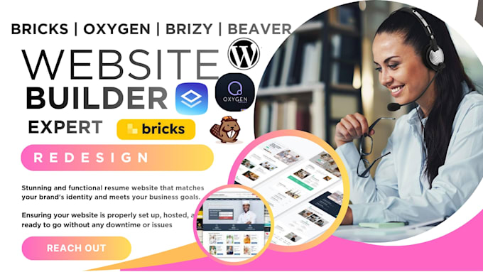 wordpress brick builder beaver builder oxygen builder brizy builder design xpert