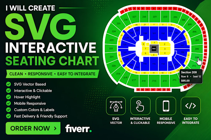 create svg interactive seating charts