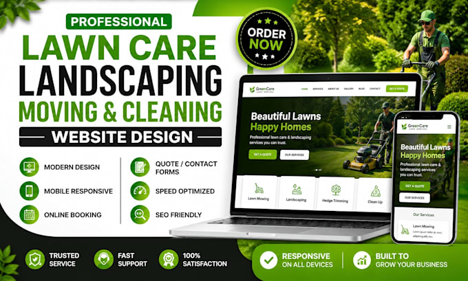 create a professional movers, cleaning, and handyman service website