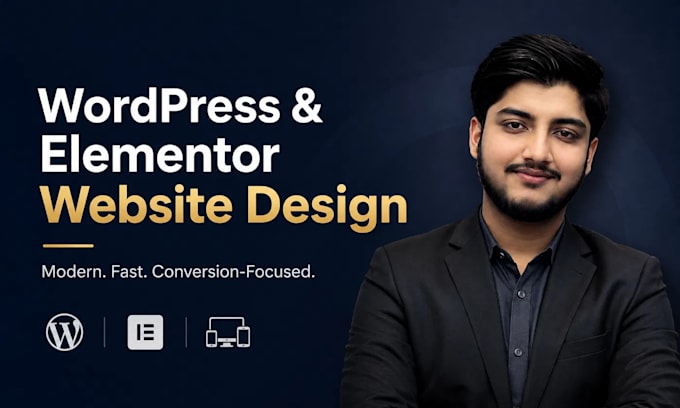 design a business or ecommerce wordpress elementor website