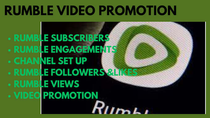 do rumble video promotion