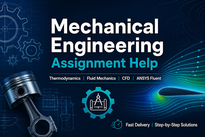 solve mechanical engineering assignments, numericals and reports