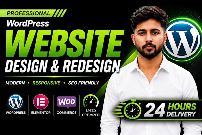 design and redesign a responsive wordpress website