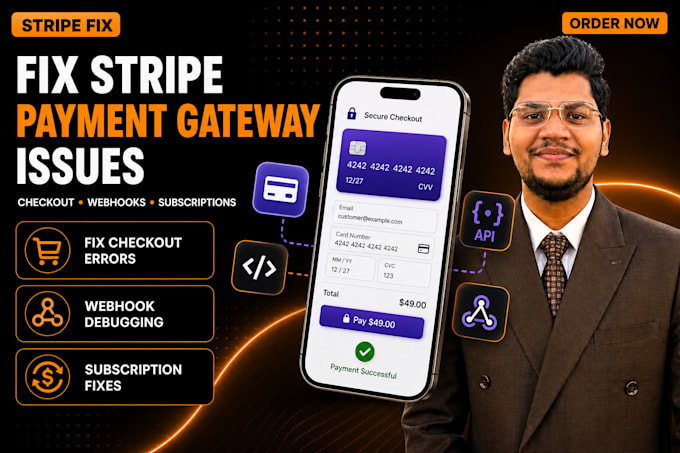 fix stripe integration, payment gateway, payment integration