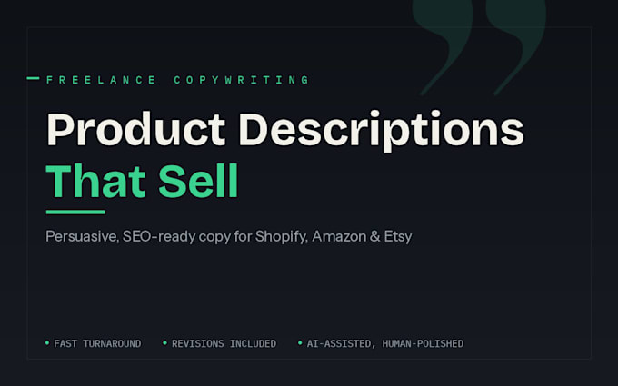 write persuasive product descriptions that sell