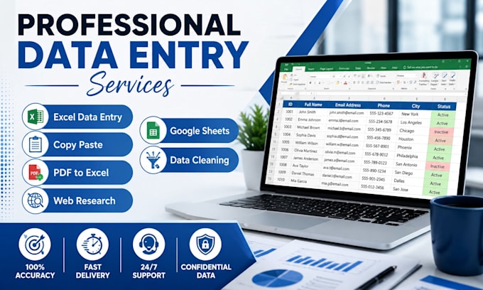 do accurate data entry