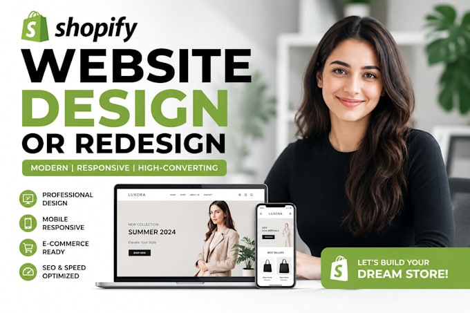 build a high converting shopify store and custom shopify website design