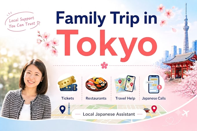 support your family trip in tokyo with restaurant bookings and travel planning
