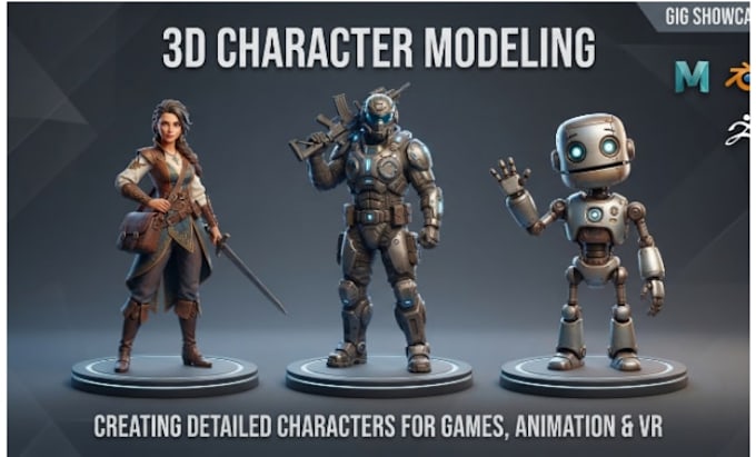 do 3d character modeling and texturing for games,3d printing