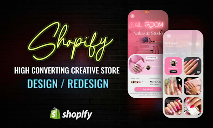design, redesign or revamp SEO friendly shopify website