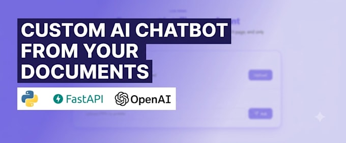 build an ai chatbot that answers questions from your pdfs