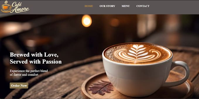 create a responsive HTML CSS landing page