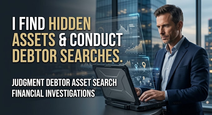 conduct a judgment debtor asset search and locate hidden assets