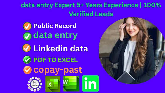 do public records and data entry expert