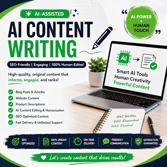 write SEO friendly ai content