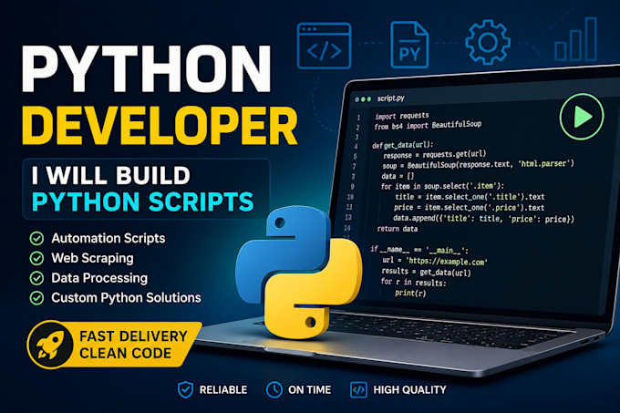 develop custom ai python scripts and automation