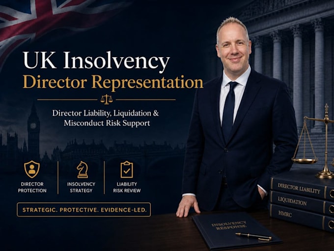 do UK insolvency director representation, hrmc arrears, corporation tax, paye,
