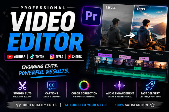 professionally edit videos for social medi