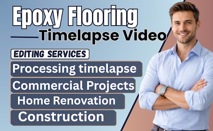 do epoxy flooring construction timelapse video