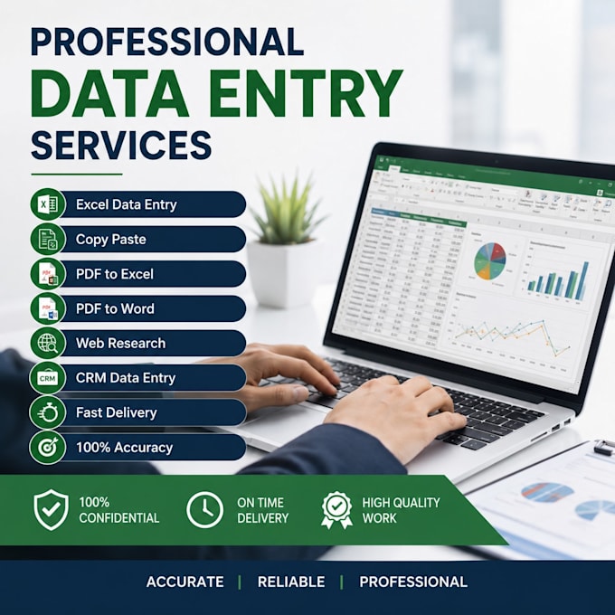 do accurate data entry, excel, copy paste and product listing