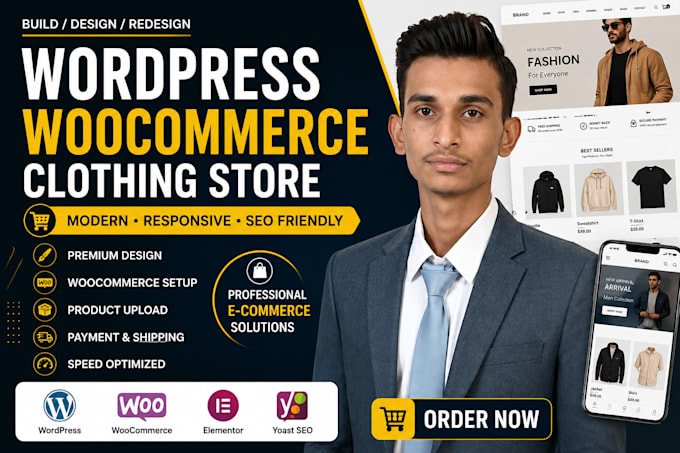 build a wordpress woocommerce store