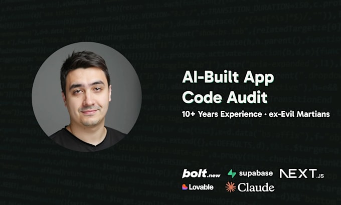 audit and fix your cursor, lovable, or bolt ai generated mvp